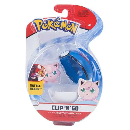 Pkm.store Pokemon Spielzeug-Pokemon Figur Mit Pokeball Clip N Go Spielzeug