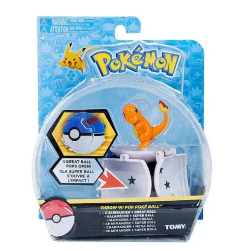 Pkm.store Pokemon Spielzeug-Pokemon Figur Mit Pokeball Clip N Go Spielzeug