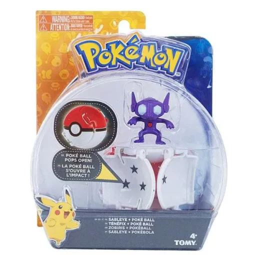 Pkm.store Pokemon Spielzeug-Pokemon Figur Mit Pokeball Clip N Go Spielzeug