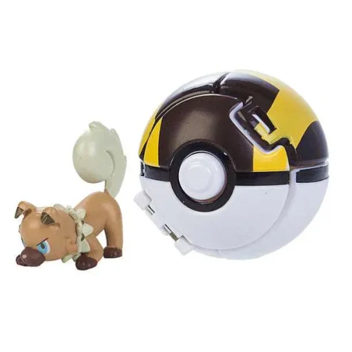 Pkm.store Pokemon Spielzeug-Pokemon Figur Mit Pokeball Clip N Go Spielzeug