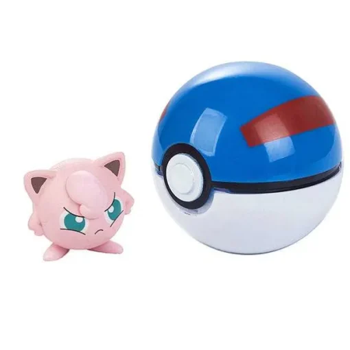 Pkm.store Pokemon Spielzeug-Pokemon Figur Mit Pokeball Clip N Go Spielzeug