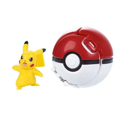 Pkm.store Pokemon Spielzeug-Pokemon Figur Mit Pokeball Clip N Go Spielzeug