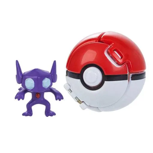Pkm.store Pokemon Spielzeug-Pokemon Figur Mit Pokeball Clip N Go Spielzeug