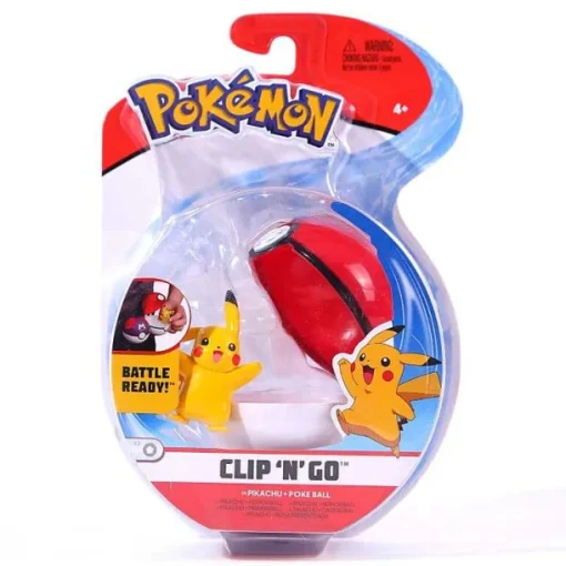 Pkm.store Pokeball & Pokebälle-Pokemon Figur Mit Pokeball Clip N Go Spielzeug