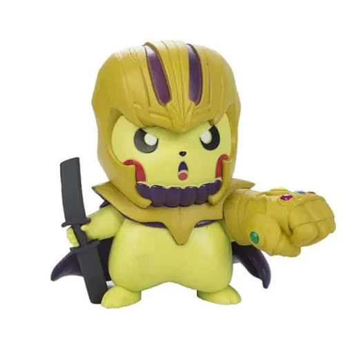Pkm.store Pokemon Figuren-Pokemon Figuren - Pikachu Cosplay Als Captain America Iron Man Hulk Thanos Ant Man Thor (Ca. 10Cm)