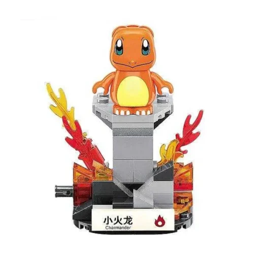 Pkm.store Pokemon Bausteine-Pokemon Figuren Als Baustein Set - Verschiedene Motive Zur Wahl