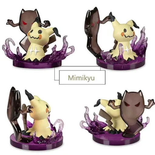 Pkm.store Pokemon Figuren-Pokemon Figuren 6Er Set Mit Charmander, Mimikyu, Fukano, Sylveon, Leafeon, Glaceon