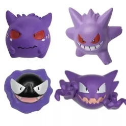 Pkm.store Pokemon Figuren-Pokemon Figuren Geist Typ - Gengar, Nebulak, Haunter, Zwirrlicht, Traunfugil Ca. 4Cm