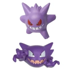 Pkm.store Pokemon Figuren-Pokemon Figuren Geist Typ - Gengar, Nebulak, Haunter, Zwirrlicht, Traunfugil Ca. 4Cm