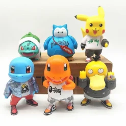 Pkm.store Pokemon Figuren-Pokemon Figuren Set - Pikachu Squirtle Charmander Psyduck