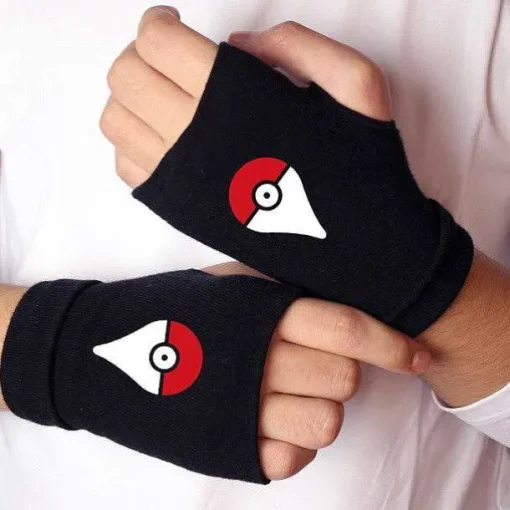 Pkm.store Herbst & Winter-Pokemon Fingerfreie Handschuhe - Verschiedene Motive