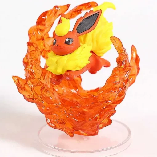 Pkm.store Pokemon Figuren-Pokemon Flareon Jolteon Umbreon Eevee Vulpix Rowlet Jigglypuff Cubone Litten Espeon Absol Sammel Figuren