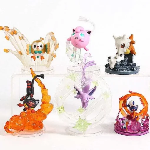 Pkm.store Pokemon Figuren-Pokemon Flareon Jolteon Umbreon Eevee Vulpix Rowlet Jigglypuff Cubone Litten Espeon Absol Sammel Figuren