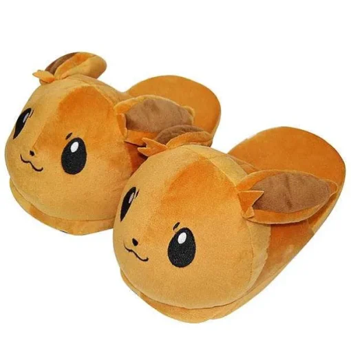Pkm.store Herbst & Winter-Pokemon Flauschige Plusch Hausschuhe