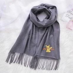 Pkm.store Herbst & Winter-Pokemon Flauschiger Kinder Schal In Verschiedenen Farben