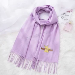 Pkm.store Herbst & Winter-Pokemon Flauschiger Kinder Schal In Verschiedenen Farben