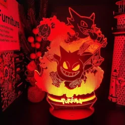 Pkm.store Pokemon Lampen & Nachtlichter-Pokemon Gengar Nacht Lampe Licht Mit Farbwechsel