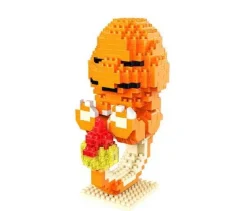 Pkm.store Pokemon Bausteine-Pokemon Glumanda Charmander Nanoblock Baustein Figur, 609 Teile