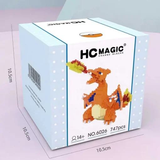 Pkm.store Pokemon Bausteine-Pokemon Glurak Bausteine Zum Selbstbauen