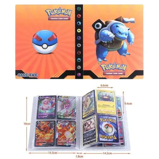 Pkm.store Pokemon Sammelalbum-Pokemon Glurak Charizard U. A. Sammel Karten Album Fur 240 Karten