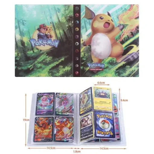 Pkm.store Pokemon Sammelalbum-Pokemon Glurak Charizard U. A. Sammel Karten Album Fur 240 Karten