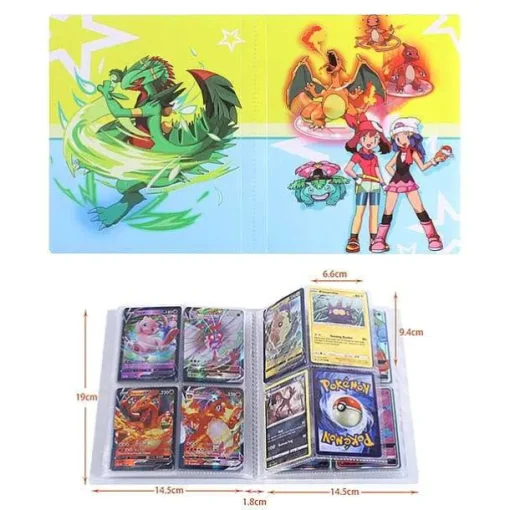Pkm.store Pokemon Sammelalbum-Pokemon Glurak Charizard U. A. Sammel Karten Album Fur 240 Karten