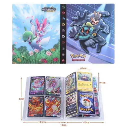 Pkm.store Pokemon Sammelalbum-Pokemon Glurak Charizard U. A. Sammel Karten Album Fur 240 Karten