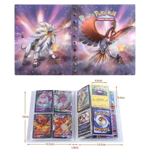 Pkm.store Pokemon Sammelalbum-Pokemon Glurak Charizard U. A. Sammel Karten Album Fur 240 Karten