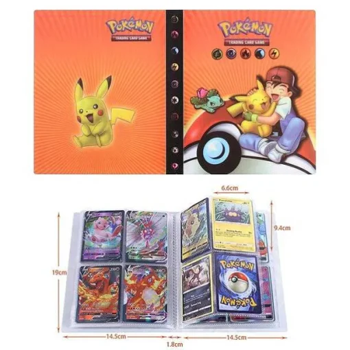 Pkm.store Pokemon Sammelalbum-Pokemon Glurak Charizard U. A. Sammel Karten Album Fur 240 Karten