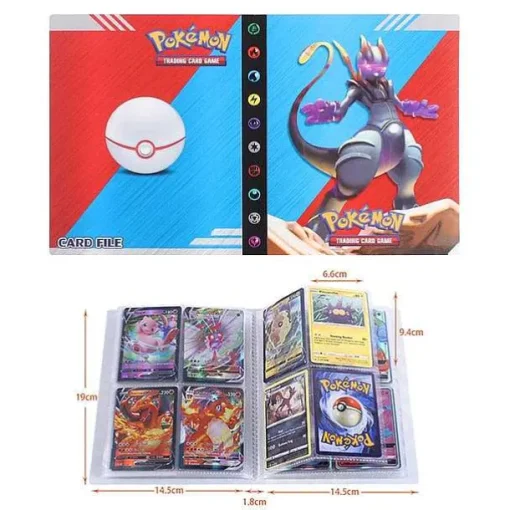 Pkm.store Pokemon Sammelalbum-Pokemon Glurak Charizard U. A. Sammel Karten Album Fur 240 Karten