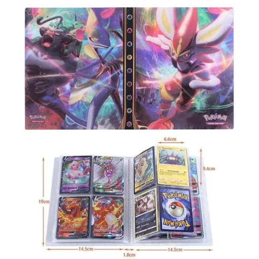 Pkm.store Pokemon Sammelalbum-Pokemon Glurak Charizard U. A. Sammel Karten Album Fur 240 Karten