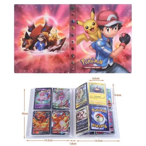 Pkm.store Pokemon Sammelalbum-Pokemon Glurak Charizard U. A. Sammel Karten Album Fur 240 Karten