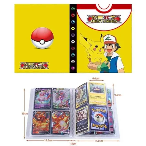 Pkm.store Pokemon Sammelalbum-Pokemon Glurak Charizard U. A. Sammel Karten Album Fur 240 Karten