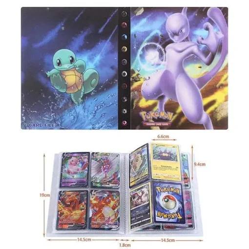 Pkm.store Pokemon Sammelalbum-Pokemon Glurak Charizard U. A. Sammel Karten Album Fur 240 Karten