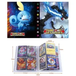Pkm.store Pokemon Sammelalbum-Pokemon Glurak Charizard U. A. Sammel Karten Album Fur 240 Karten