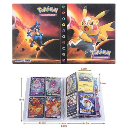 Pkm.store Pokemon Sammelalbum-Pokemon Glurak Charizard U. A. Sammel Karten Album Fur 240 Karten