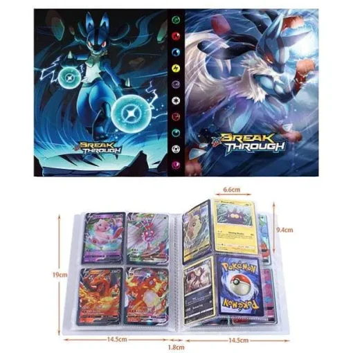 Pkm.store Pokemon Sammelalbum-Pokemon Glurak Charizard U. A. Sammel Karten Album Fur 240 Karten