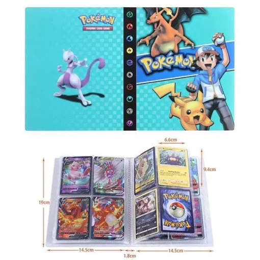 Pkm.store Pokemon Sammelalbum-Pokemon Glurak Charizard U. A. Sammel Karten Album Fur 240 Karten