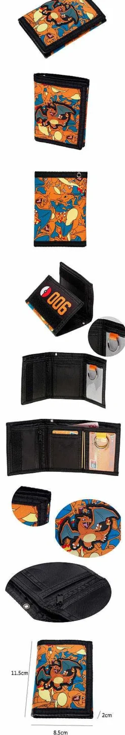 Pkm.store Sonstiges Merchandise-Pokemon Glurak Charizard Brieftasche - Portemonnaie