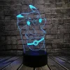 Pkm.store Sonstiges Merchandise-Pokemon Go 3D Led Lampe Mit Farbwechsel (Nachtlicht, Tischlampe)