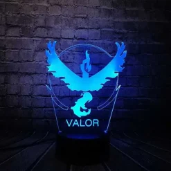 Pkm.store Sonstiges Merchandise-Pokemon Go 3D Led Lampe Mit Farbwechsel (Nachtlicht, Tischlampe)