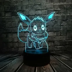 Pkm.store Sonstiges Merchandise-Pokemon Go 3D Led Lampe Mit Farbwechsel (Nachtlicht, Tischlampe)