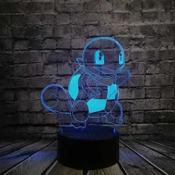 Pkm.store Sonstiges Merchandise-Pokemon Go 3D Led Lampe Mit Farbwechsel (Nachtlicht, Tischlampe)