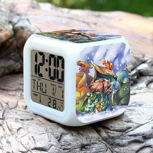 Pkm.store Sonstiges Merchandise-Pokemon Go Led-Wecker