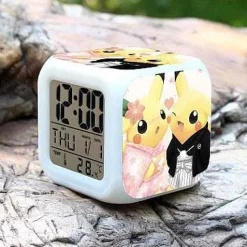 Pkm.store Sonstiges Merchandise-Pokemon Go Led-Wecker
