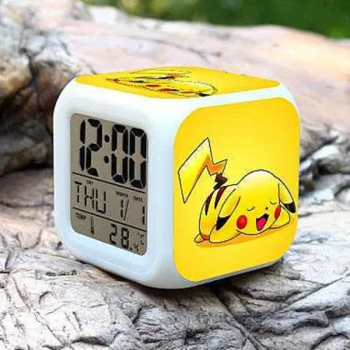 Pkm.store Sonstiges Merchandise-Pokemon Go Led-Wecker