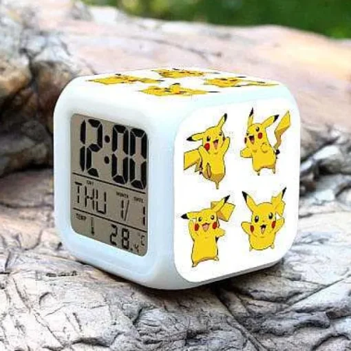 Pkm.store Sonstiges Merchandise-Pokemon Go Led-Wecker
