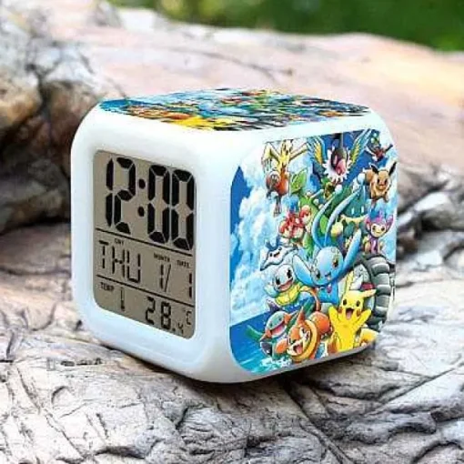 Pkm.store Sonstiges Merchandise-Pokemon Go Led-Wecker