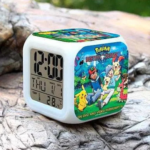 Pkm.store Sonstiges Merchandise-Pokemon Go Led-Wecker