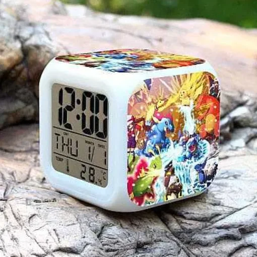 Pkm.store Sonstiges Merchandise-Pokemon Go Led-Wecker